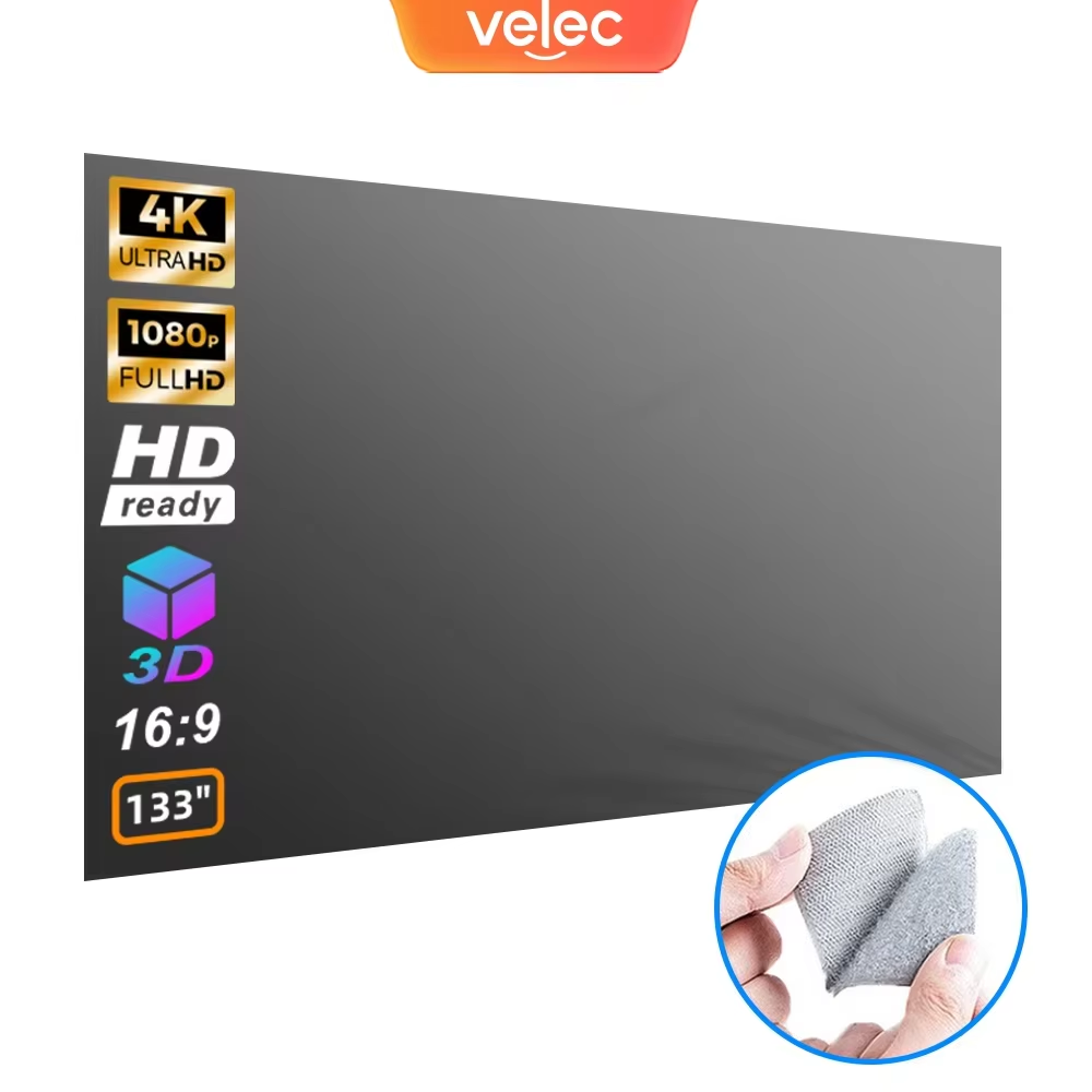 Projector Screen 100 Inch - شاشة عرض عالمية قابلة للطي مقاس