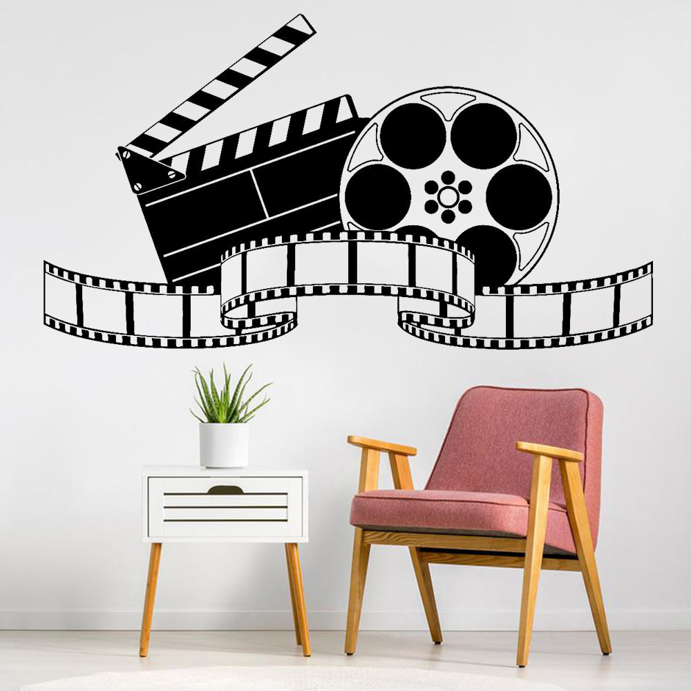 Home Cinema Room Accessories - تصوير الفينيل الجدار ملصق مائي الفني