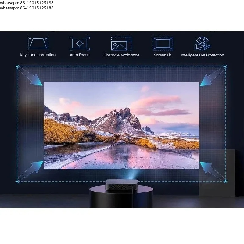 Home Cinema Laser Projector - جهاز عرض ليزر محمول بدقة عالية