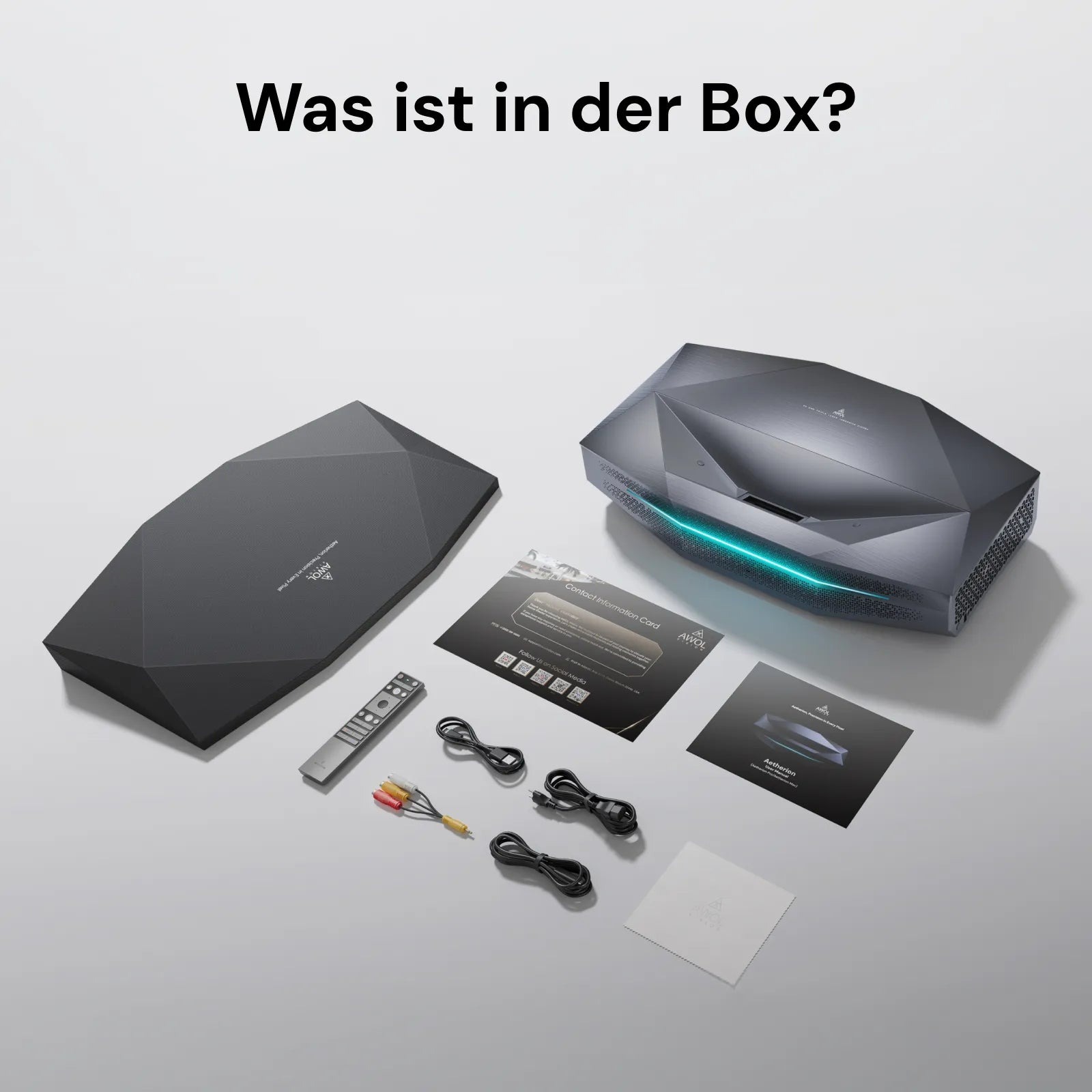 Home Cinema Laser Projector - جهاز عرض سينما منزلية ليزري AWOL