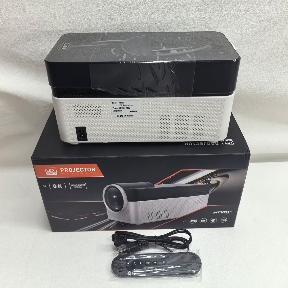 Home Cinema Ultra Short Throw Projector - جهاز عرض HY450PRO بدقة 4K قصير
