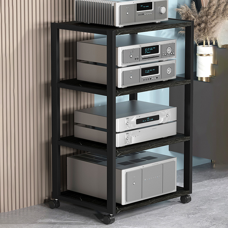 Home Cinema Room Accessories - حامل مكبر صوت من طبقتين 360