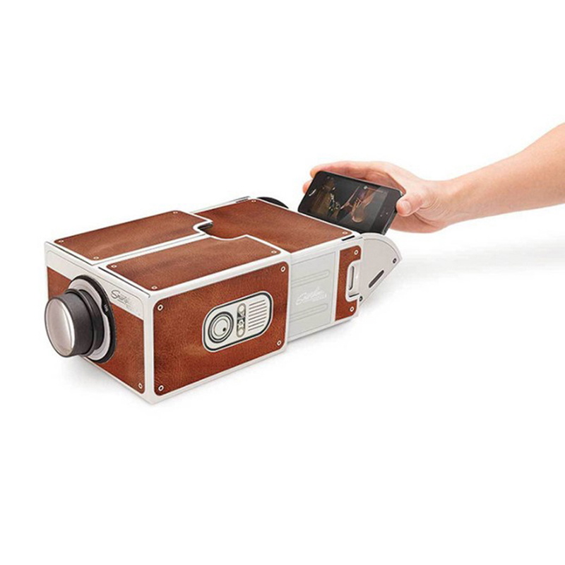 Home Cinema Mini - جهاز عرض هاتف ذكي صغير ثلاثي