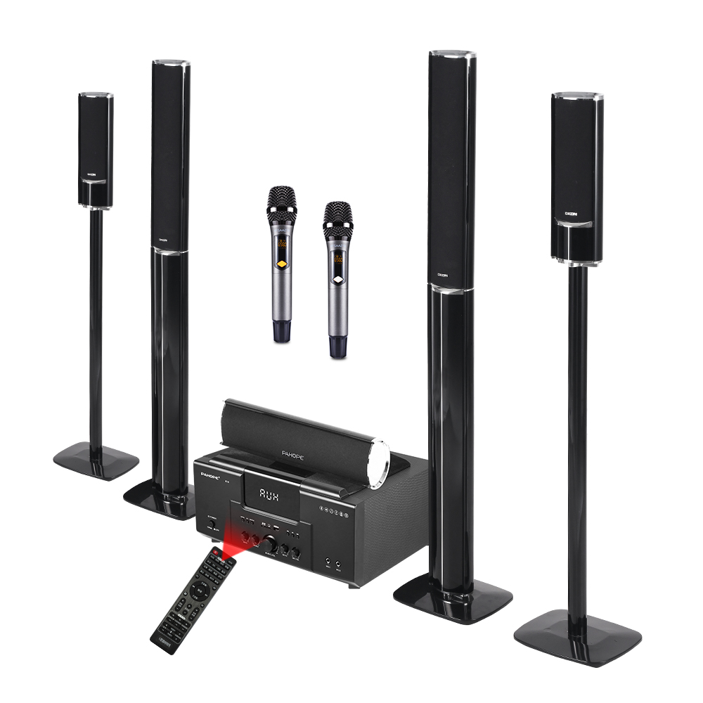Home Cinema Xlr - 5.1 نظام المسرح المنزلي المحيطي كاريوكي
