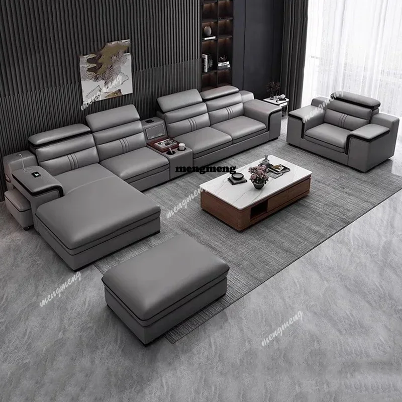 Home Cinema Luxury - AB03 أرائك عصرية فاخرة من الجلد