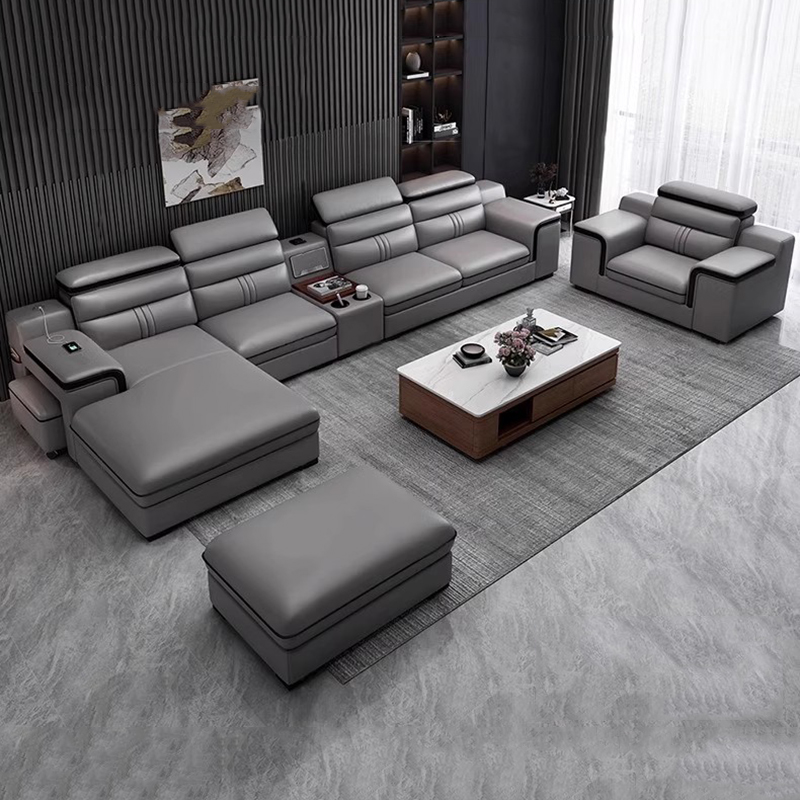 Home Cinema Room Accessories - شقة الأرائك الحديثة غرفة المعيشة الفاخرة