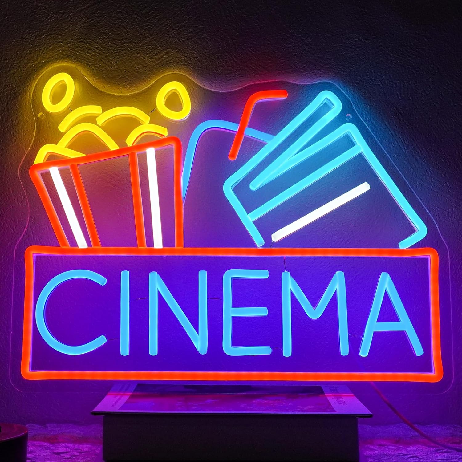 Home Cinema Room Accessories - سينما النيون USB بالطاقة LED عكس