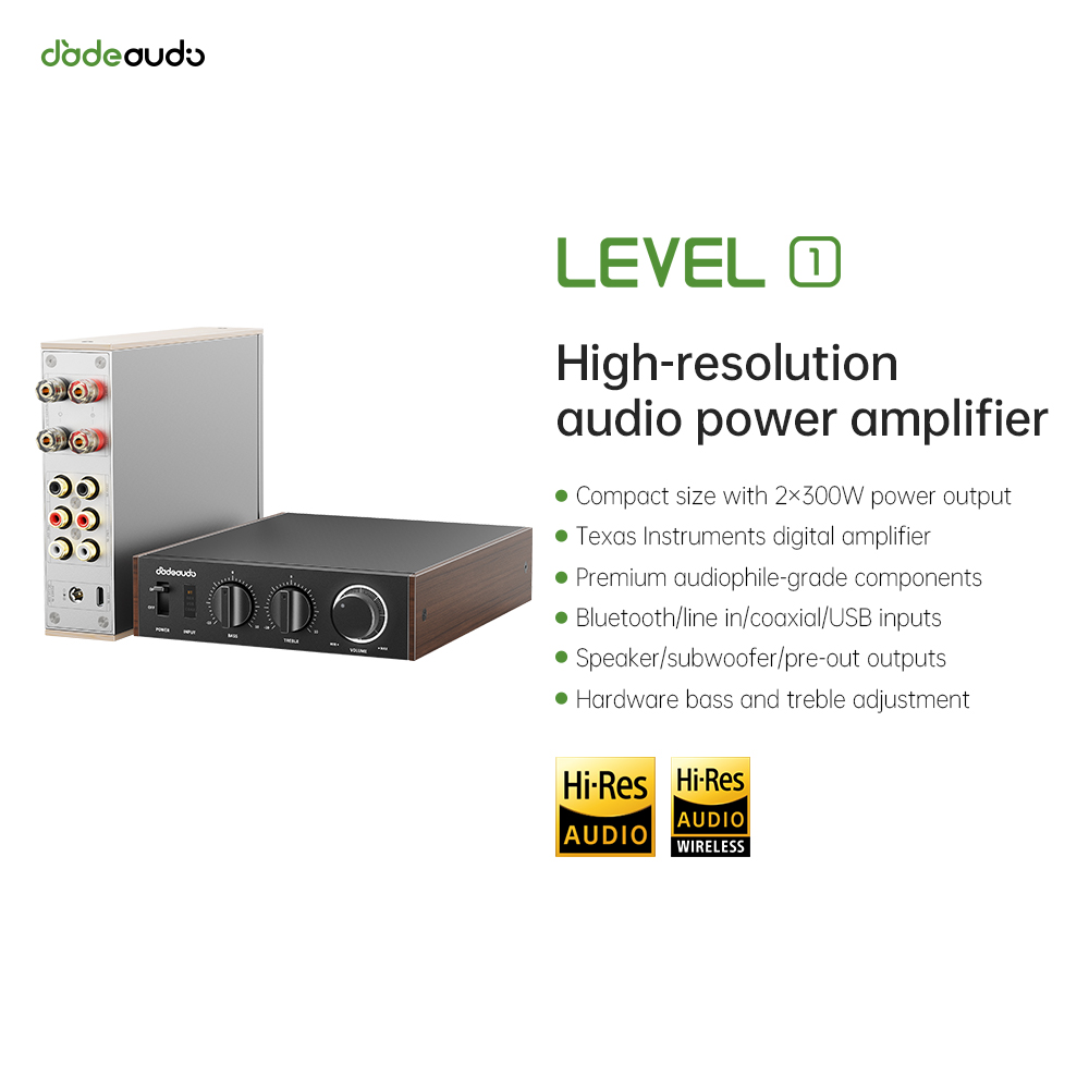 Home Cinema Mini - مضخم صوت JadeAudio Level 1 للمكتب
