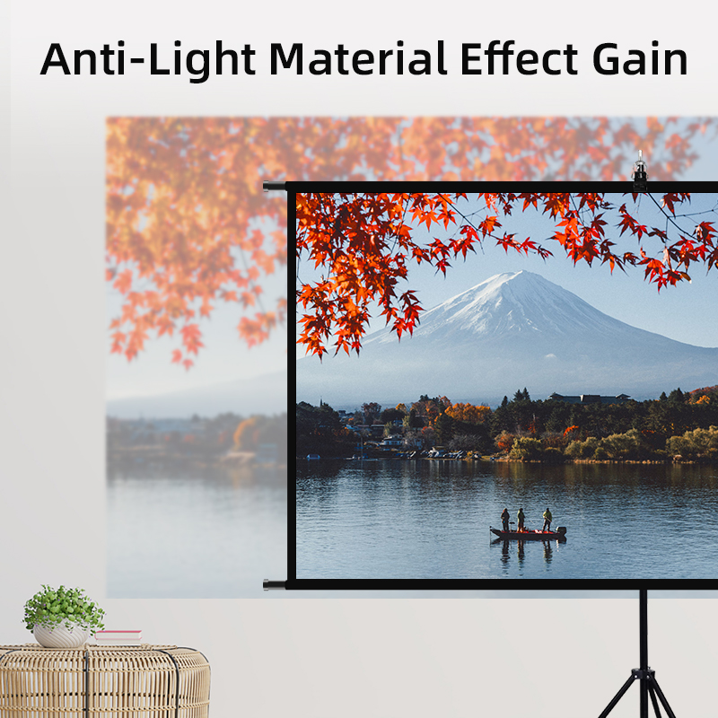 شاشة عرض VEIDADZ مع حامل معدني - مراجعة Projector Screen 100 Inch وسعره