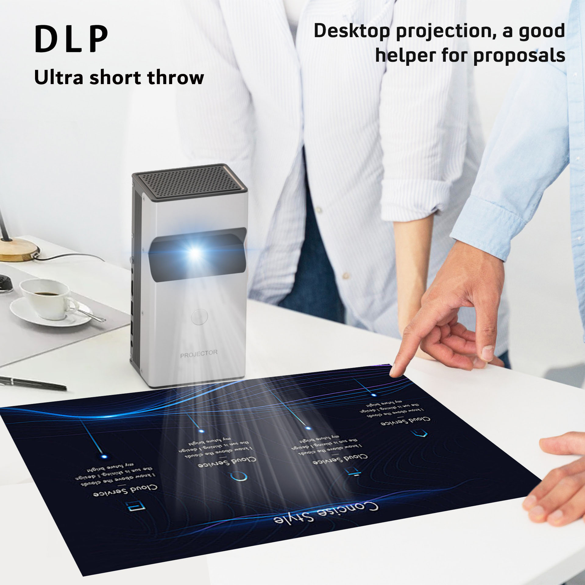 ZXY Lonnst L26 جهاز عرض مكتب ت - مراجعة Home Cinema Ultra Short Throw Projector وسعره