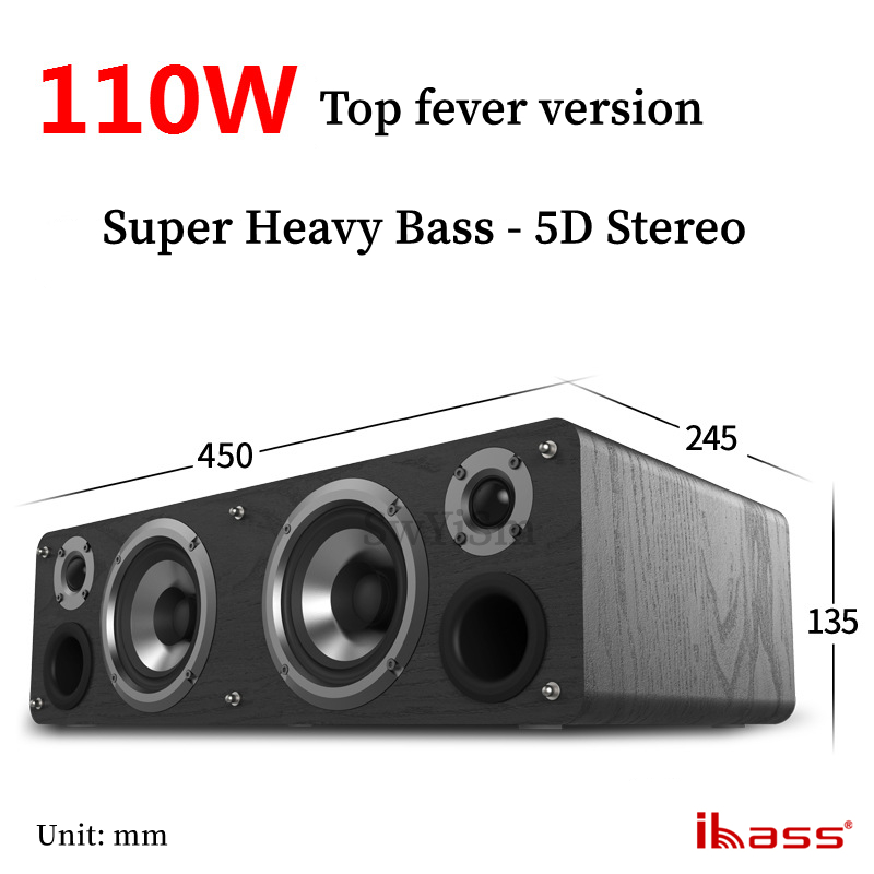 Ibass خشبيّ مسرح منزلي صوت بلو - مراجعة Surround Sound Decoder وسعره