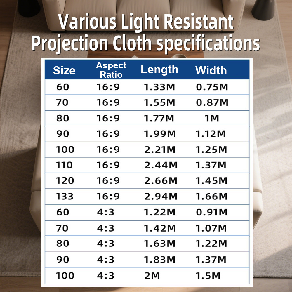 شاشة عرض عالمية قابلة للطي مقا - مراجعة Projector Screen 100 Inch وسعره