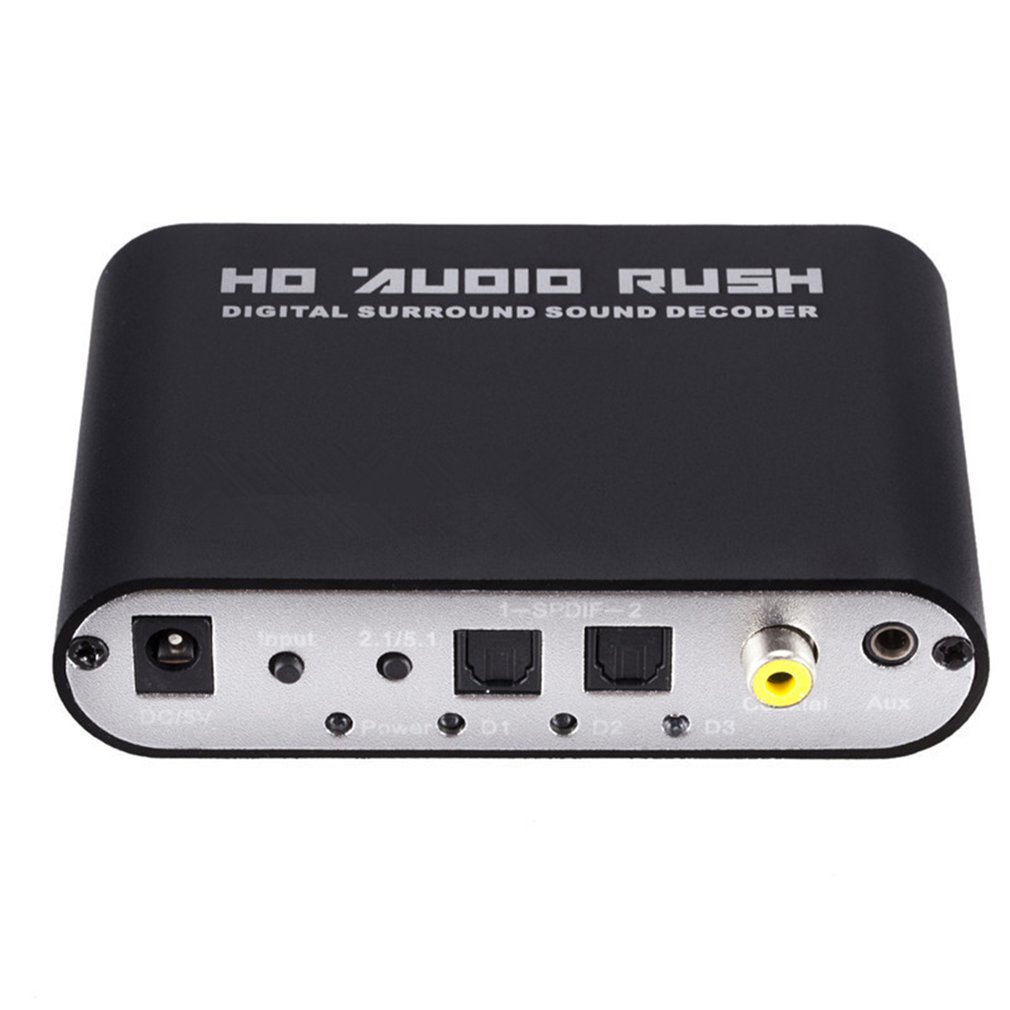 محول فك ترميز الصوت الرقمي 5.1 - مراجعة Surround Sound Decoder وسعره