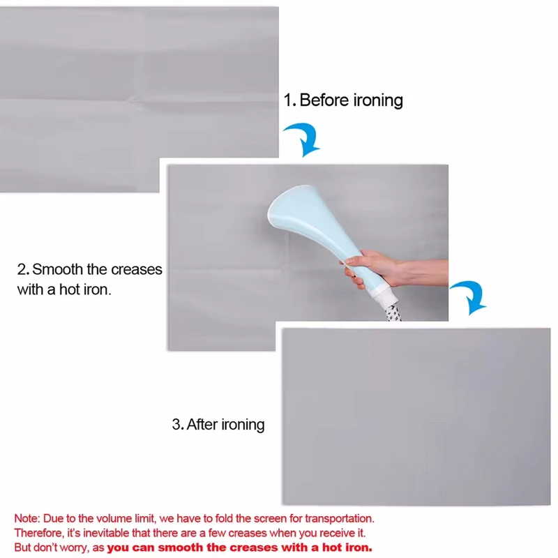 شاشة عرض محمولة مضادة للضوء، س - مراجعة Projector Screen 100 Inch وسعره
