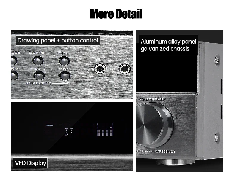 AV-6136HD جهاز فك ترميز الصوت  - مراجعة Surround Sound Decoder وسعره