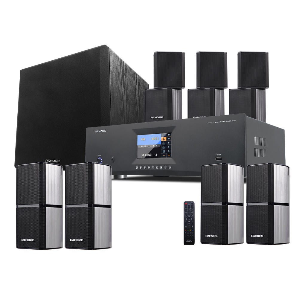 7.1DTS نظام صوت المسرح المنزلي - مراجعة Surround Sound Decoder وسعره