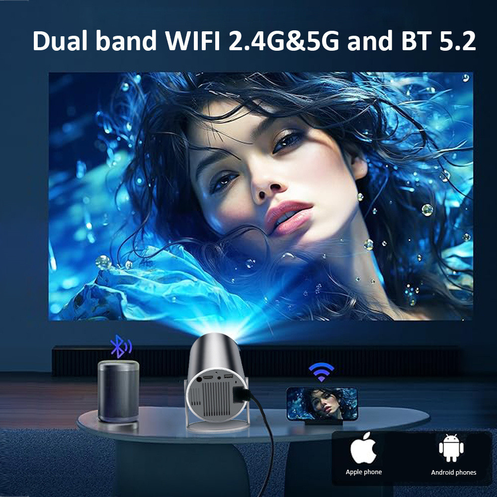 جهاز عرض DITONG HY300 Plus محم - مراجعة Home Cinema Mini وسعره