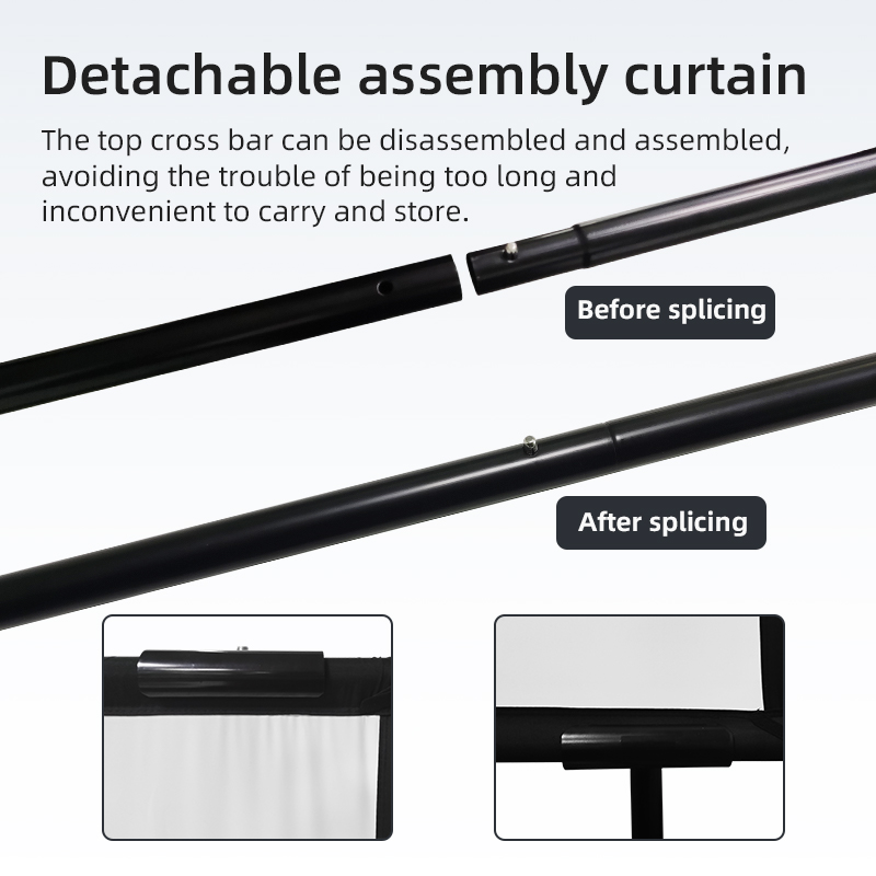 VEIDADZ شاشة عرض مع حامل 16:9  - مراجعة Projector Screen 100 Inch وسعره