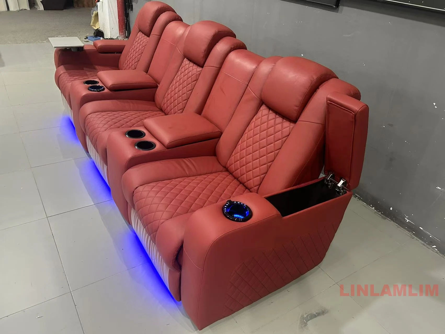 أريكة Linlamlim الفاخرة ذات 3  - مراجعة Home Cinema Luxury وسعره