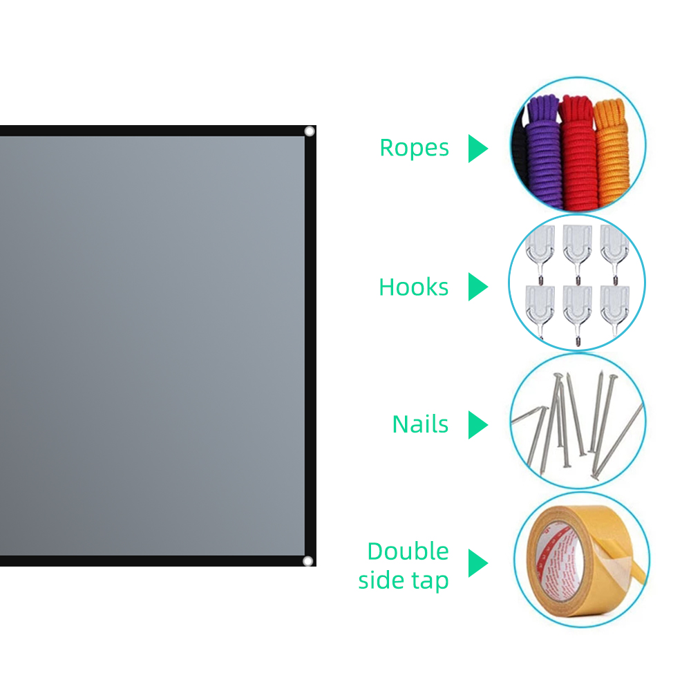 سالانج شاشة العرض 72 84 100 12 - مراجعة Projector Screen 100 Inch وسعره