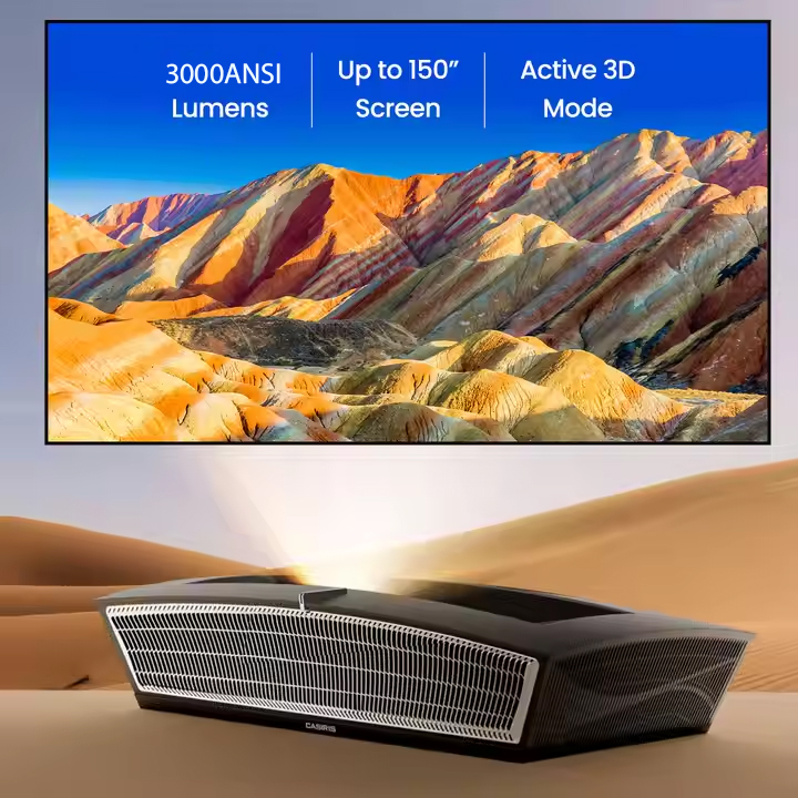 CASIRIS H6 Pro 4K UHD Ultra Sh - مراجعة Home Cinema Ultra Short Throw Projector وسعره