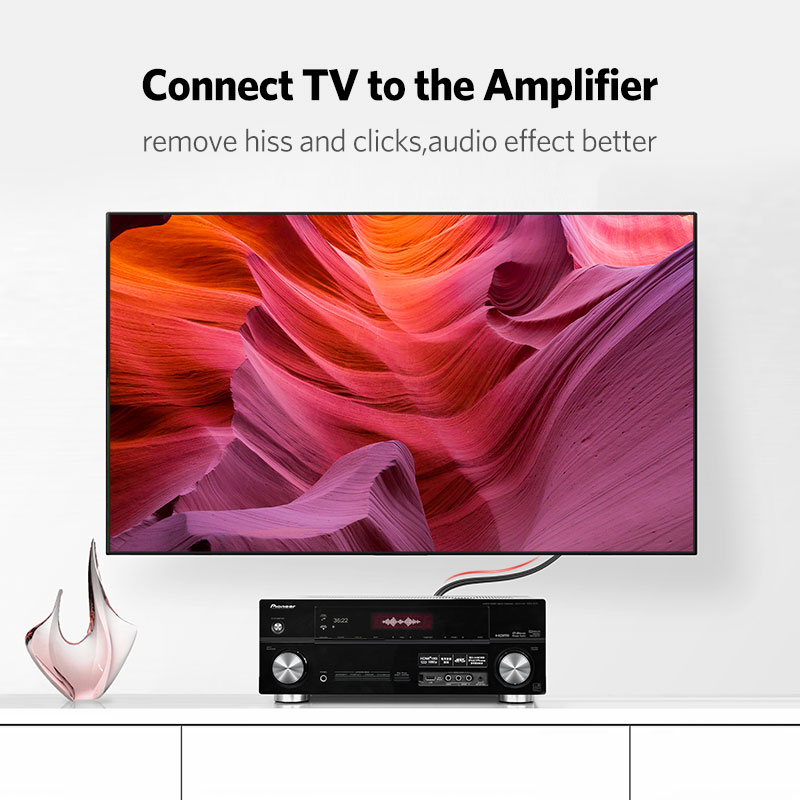 UGREEN 2RCA إلى 2 RCA الذكور إ - مراجعة Home Cinema Beamer وسعره