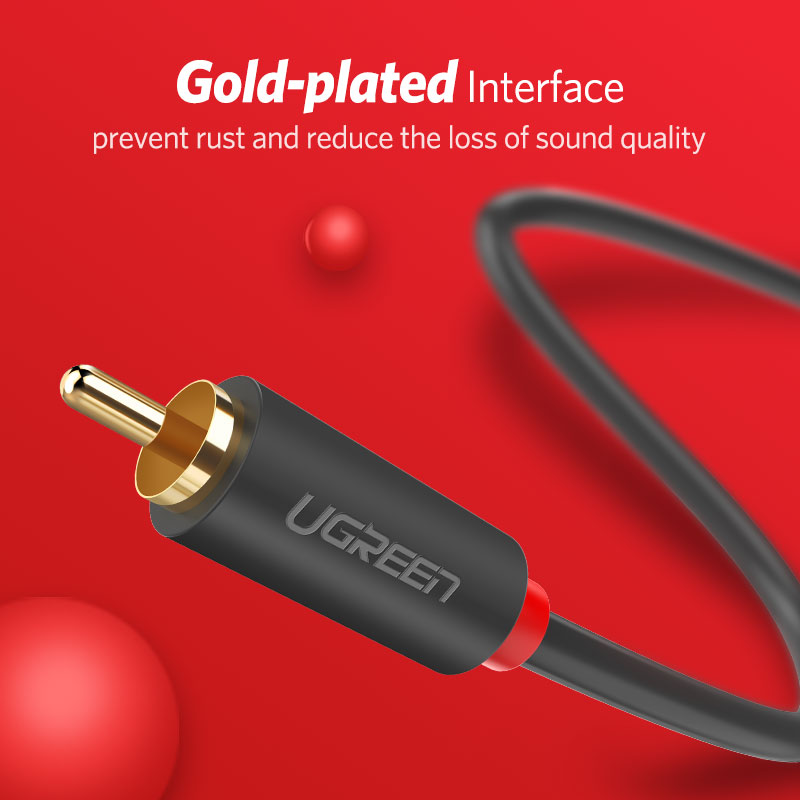 UGREEN 2RCA إلى 2 RCA الذكور إ - مراجعة Home Cinema Beamer وسعره