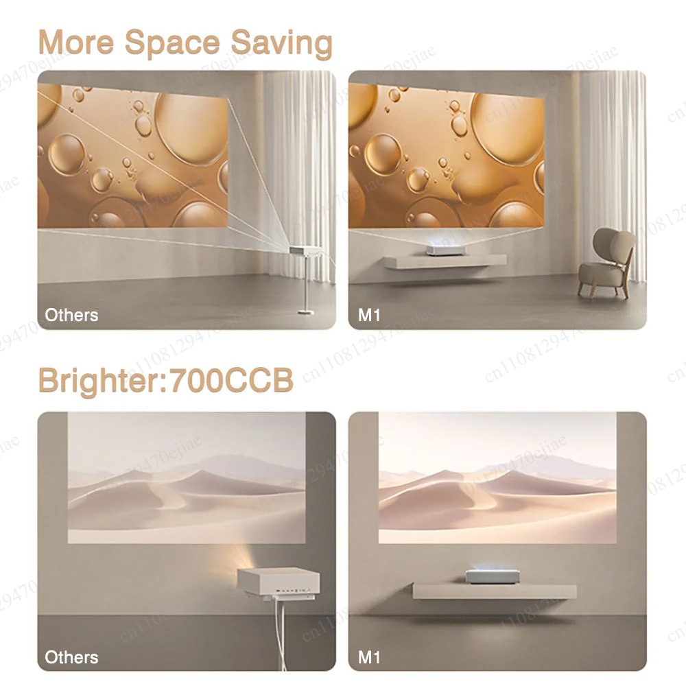 جهاز عرض XGIMI M1 فائق القصر ا - مراجعة Home Cinema Ultra Short Throw Projector وسعره
