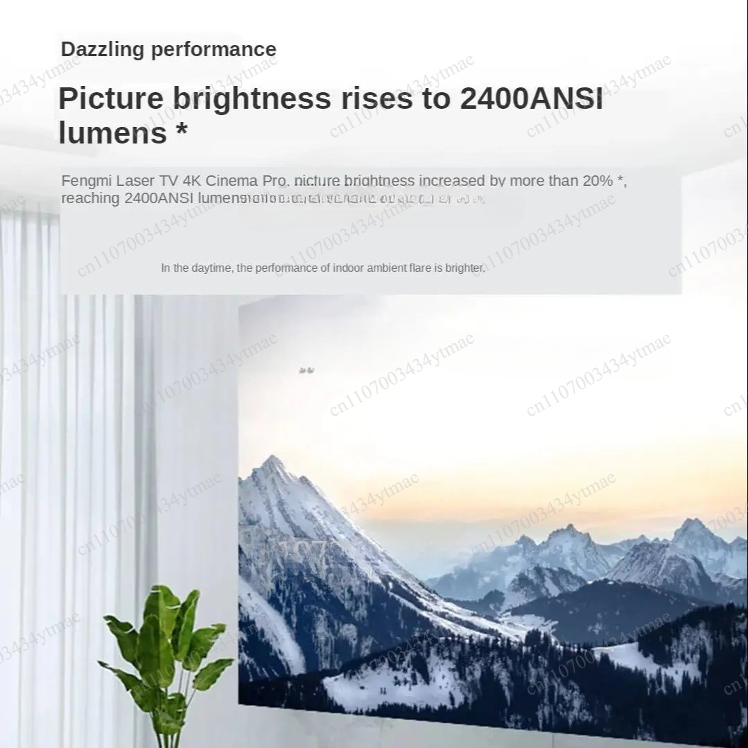 جهاز عرض سينمائي ذكي بدقة 4K و - مراجعة Home Cinema Laser Projector وسعره