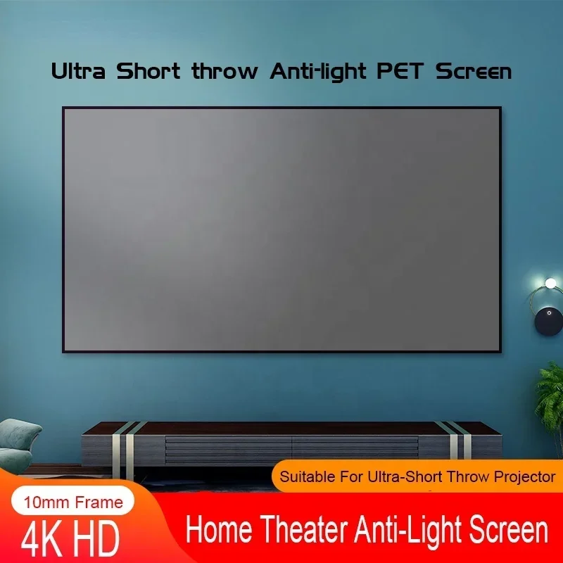 80 100 120 بوصة رمي قصير للغاي - مراجعة Projector Screen 100 Inch وسعره