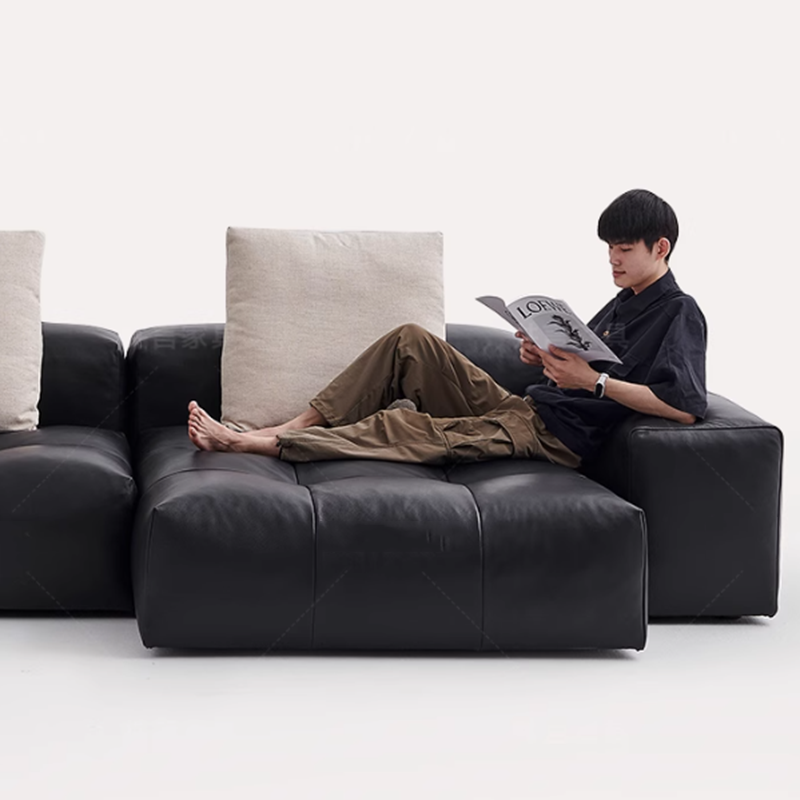 أريكة جلدية مضغوطة بسيطة فاخرة - مراجعة Home Cinema Luxury وسعره