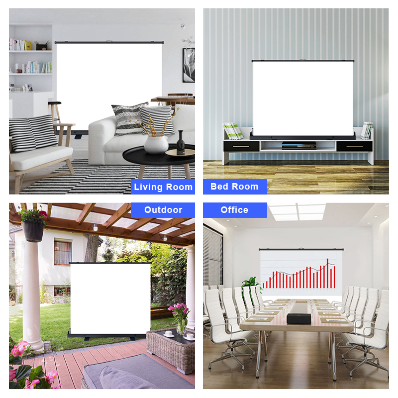 شاشة عرض محمولة قابلة للسحب 60 - مراجعة Home Cinema Setup وسعره