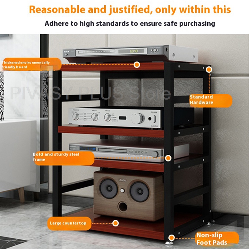 رف الصوت بإطار معدني 3-4 طبقات - مراجعة Home Cinema Room Accessories وسعره