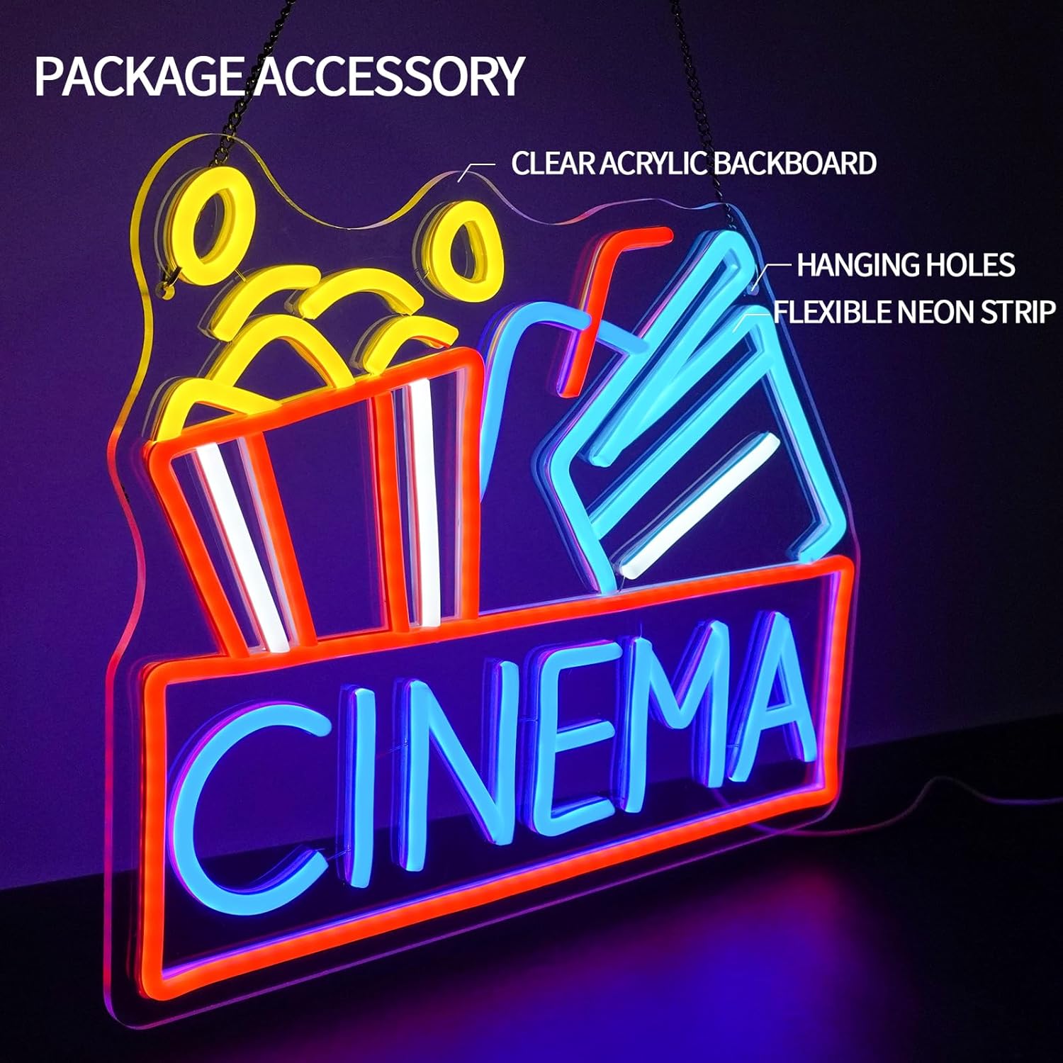 سينما النيون USB بالطاقة LED ع - مراجعة Home Cinema Room Accessories وسعره