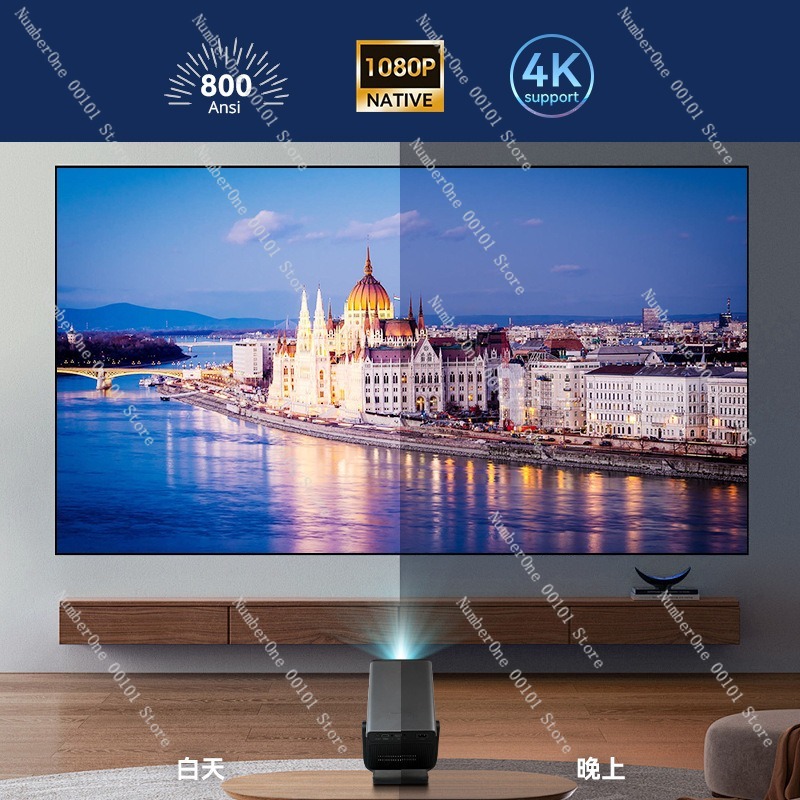 جهاز عرض منزلي ذكي فائق الدقة  - مراجعة Home Cinema Ultra Short Throw Projector وسعره