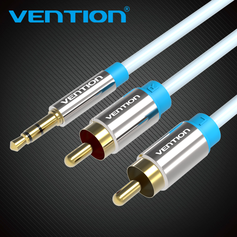 Vention كابل RCA 3.5 إلى 2rca  - مراجعة Home Cinema Beamer وسعره